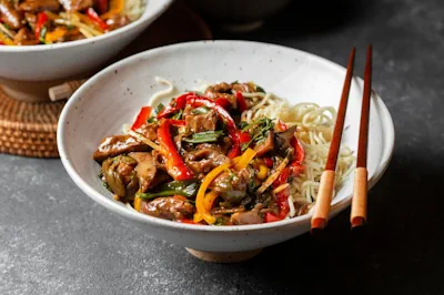 sabrosa carne mongoliana