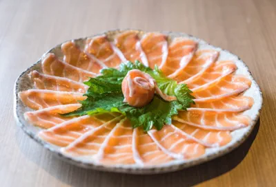 sabroso carpaccio de salmón
