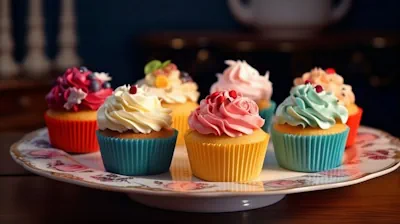 cupcakes de vainilla
