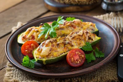 sabrosos zapallitos italianos rellenos