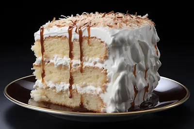 una sabrosa torta tres leches
