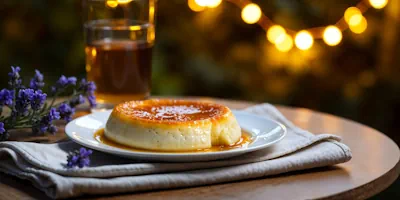 delicioso flan de caramelo