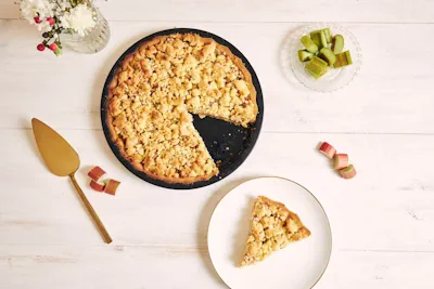 un rico Kuchen de Manzanas