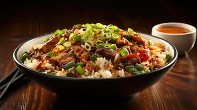 Crujiente y delicioso Pollo Kung Pao