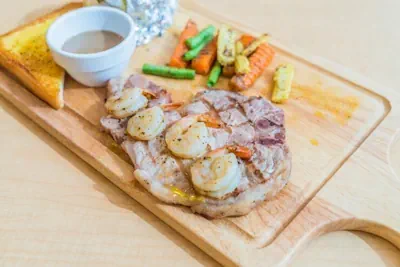 Delicioso Filete de Cerdo con camarones