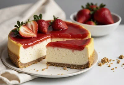 Delicioso Cheesecake de Frutilla