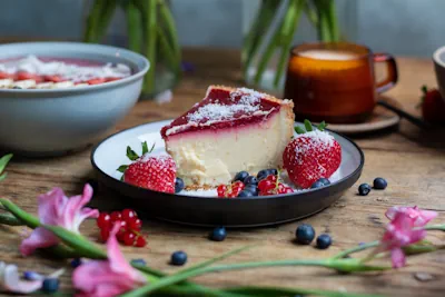 Deliciosa Tarta de Arroz con Leche y Fresas