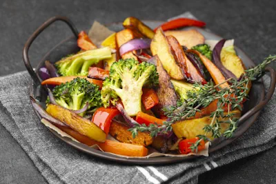 Deliciosa Ensalada de Verduras Asadas