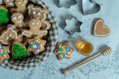 Sabrosas Galletas Glaseadas de Jengibre y Avena